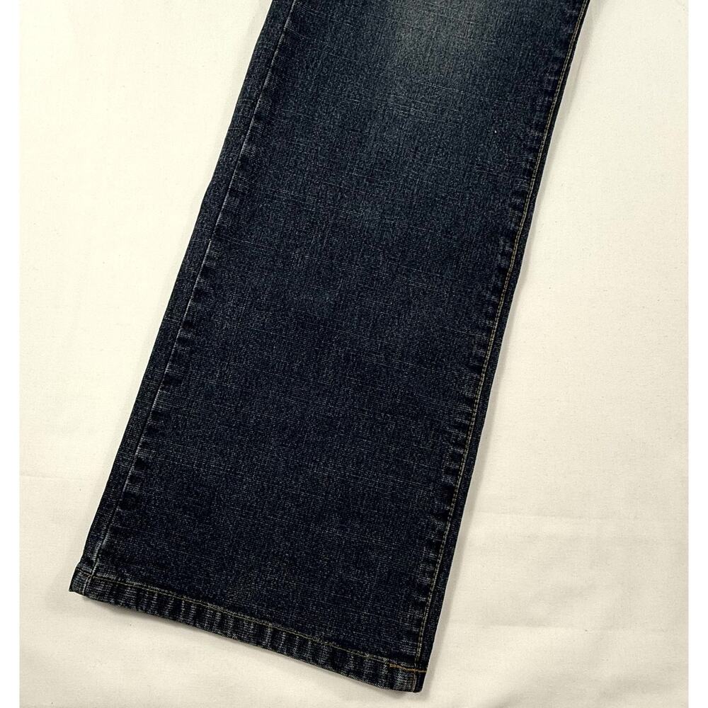 NYC women jean straigh legs Sz 12 Dark Wash - Picture 4 of 9